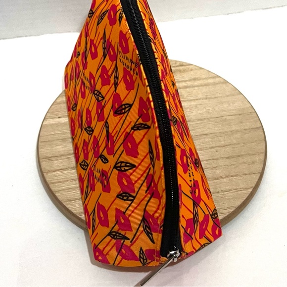 Clinique x Donald Pliner Cosmetic Bag NWOT - Picture 4 of 9